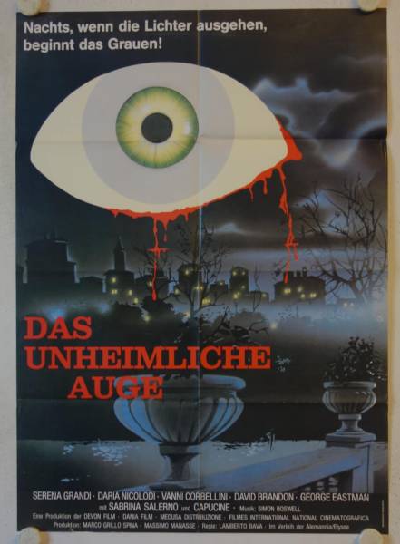 Das unheimliche Auge originales deutsches Filmplakat
